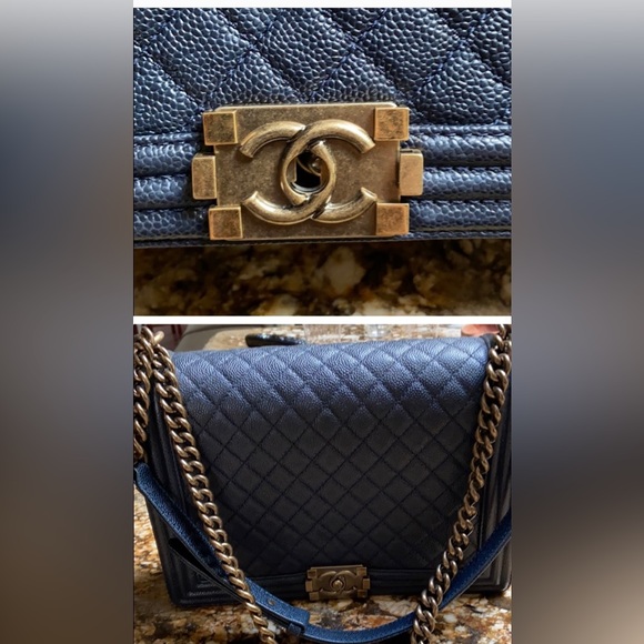 Chanel Le Boy Quilted Cavalier double stitch bag - Picture 3 of 4